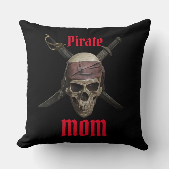 Pirat Skull MAMMA Kudde (Framsida)