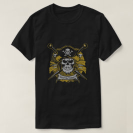 Pirat Skull med läskig flin/leveranstimmer T Shirt