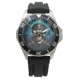 Pirat Skull med ord Armbandsur
