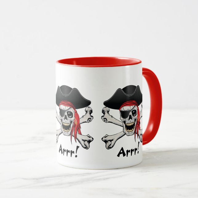 Pirat Skull Mugg (Framsida höger)