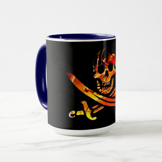 Pirat Skull Mugg (Framsida vänster)