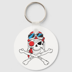 Pirat Skull Nyckelring