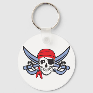 Pirat Skull Nyckelring