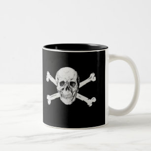 Pirat Skull och Crossbone Mugg