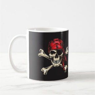 Pirat Skull och Kor Bones Kaffemugg