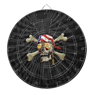 Pirat Skull och Kor Bones Piltavla