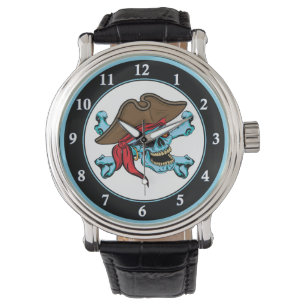 Pirat Skull och korsben Armbandsur