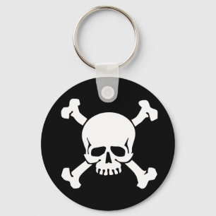 Pirat Skull och korsben Nyckelring