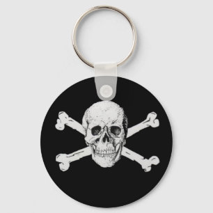 Pirat Skull och korsben Nyckelring