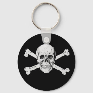 Pirat Skull och korsben Nyckelring