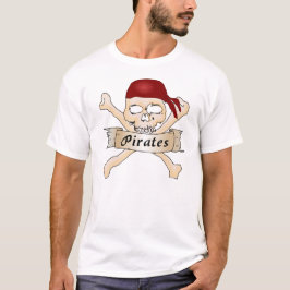 Pirat Skull och korsben Tee Shirt