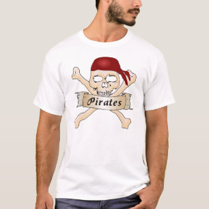 Pirat Skull och korsben Tee Shirt