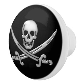 Pirat Skull och Sword Crossbone (TLAPD) Knopp