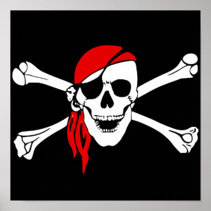 Pirat Skull Poster