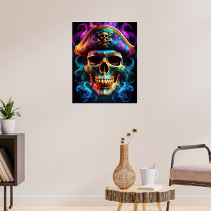 Pirat Skull Poster
