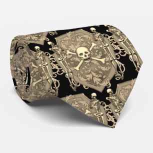 Pirat Skull Shield Tie Slips