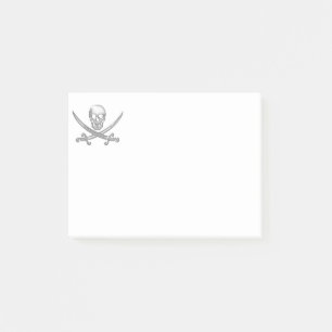 Pirat Skull & Sword Crossbone (TLAPD) Post-it Block