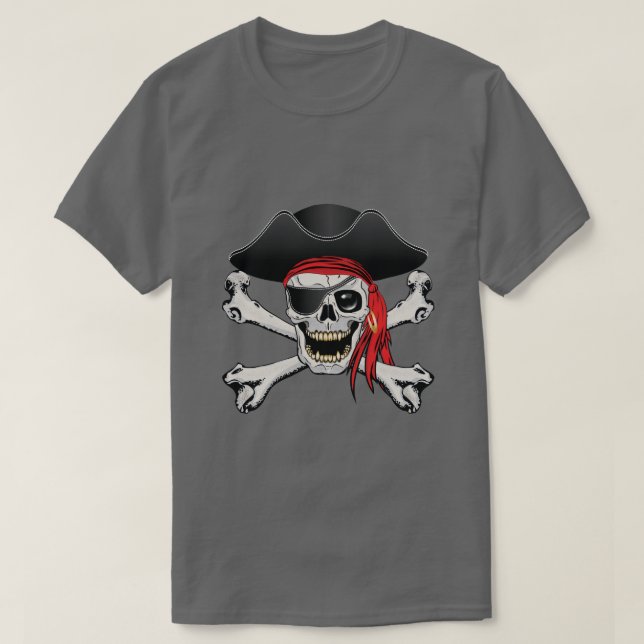 Pirat Skull T Shirt (Design framsida)
