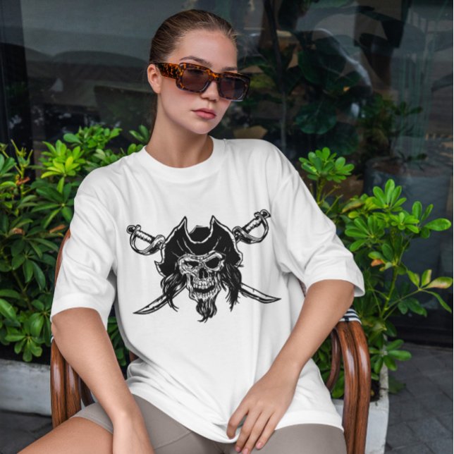 Pirat Skull T Shirt (Skapare uppladdad)