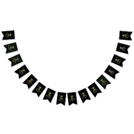 Pirat Skull Treasure Vimplar