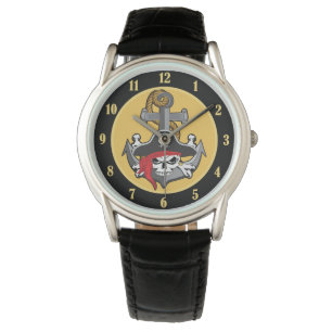 Pirat Skullankare Armbandsur