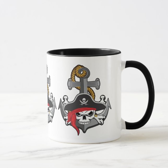 Pirat Skullankare Mugg (Höger)