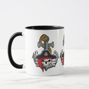 Pirat Skullankare Mugg