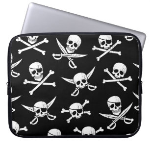 Pirat Skullkapten Kor Bones Laptop sleeve
