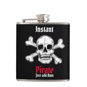 Pirat Skullkolv Fickplunta