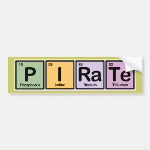 Pirat som göras av inslag bildekal