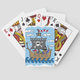 Pirat som leker kort casinokort
