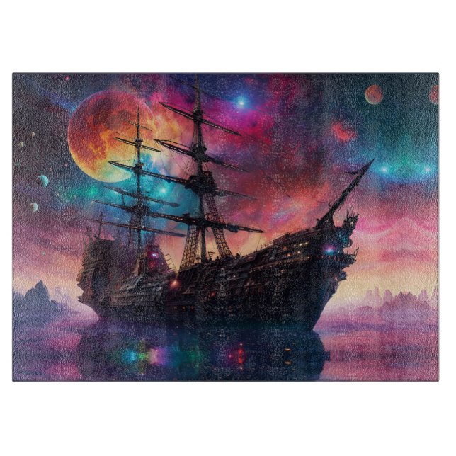 Pirat SpaceShip Lands på en annan planet (Framsidan)