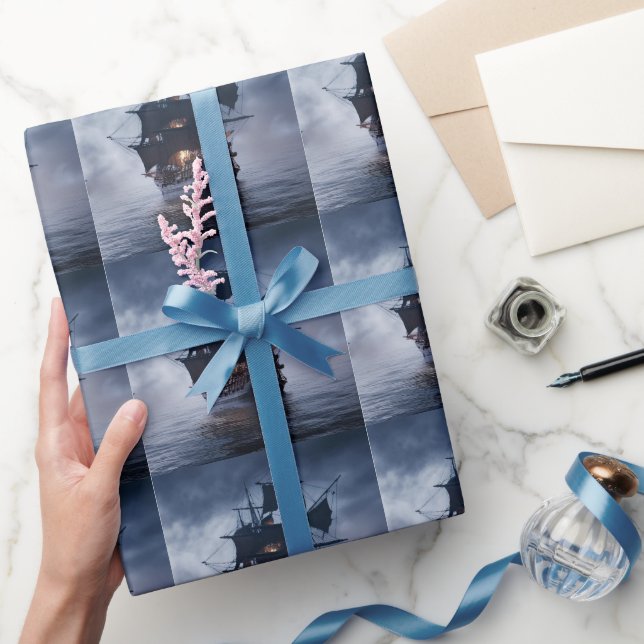 Pirat Spanska Galleon-Frakten Presentpapper (Gifting)
