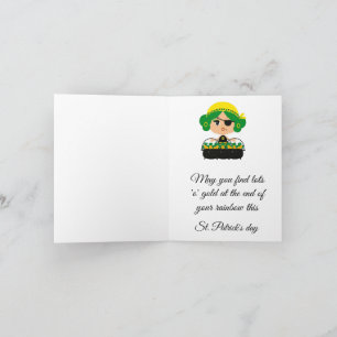 pirat st patrick's day-kort kort