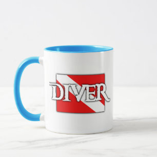 Pirat-stil Dive Flagga Mugg