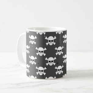 Pirat Stil - Skull Mönster Kaffemugg