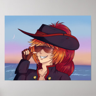 Pirat Sunset Poster