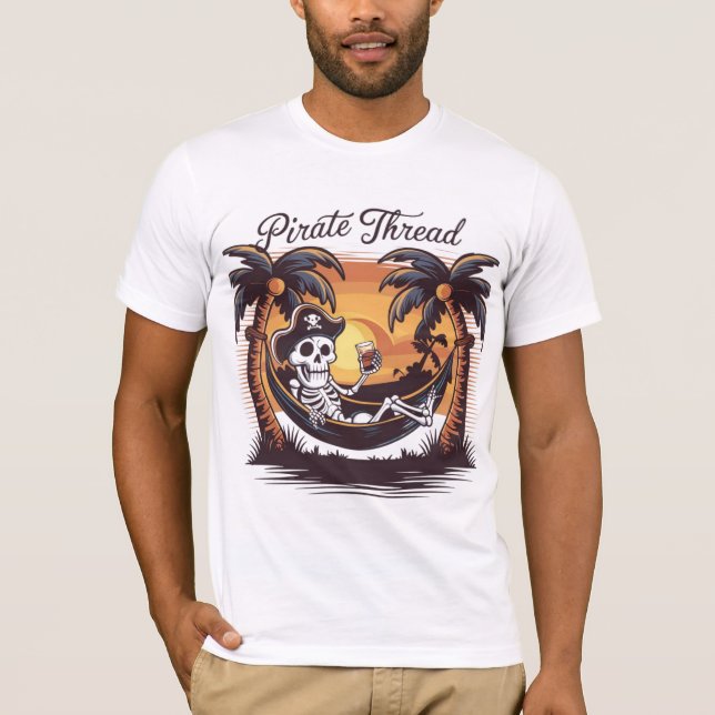 Pirat Sunset T-Shirt (Framsida)