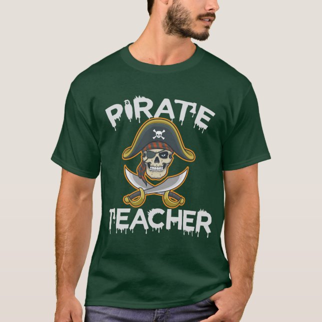 PIRAT TEACHER T SHIRT (Framsida)