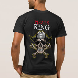 Pirat temaparty Vuxen Skull KUNG T Shirt