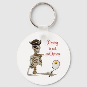 Pirat Tennis Lsing Skeleton Nyckelring