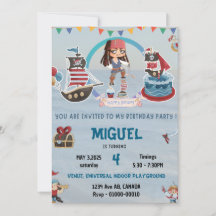 PIRAT THEMED BIRTHDAY EINVITE