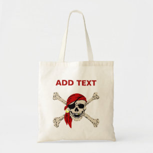 Pirat Tote Bag Tygkasse
