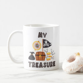 Pirat Treasure Chest Kaffemugg