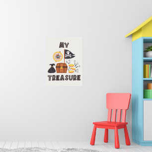 Pirat Treasure Chest Poster
