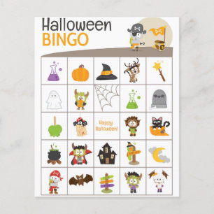 Pirat & Treasure Halloween BINGO Board!