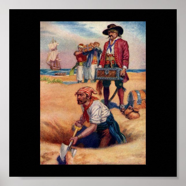 Pirat Treasure Poster (Framsidan)