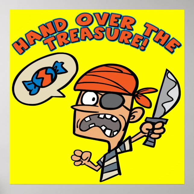 Pirat Treasure Poster (Framsidan)