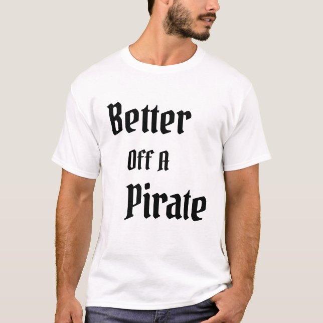 Pirat Tshirt T Shirt (Framsida)