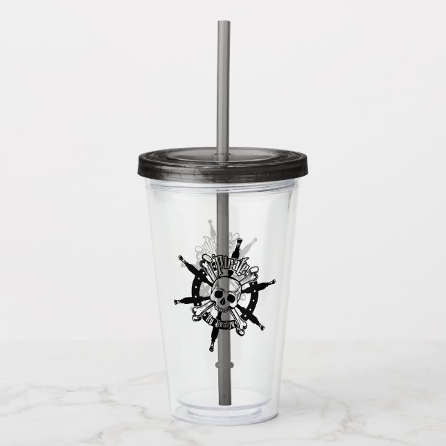 Pirat Tumbler Acrylic Take Away Mugg (Framsida)